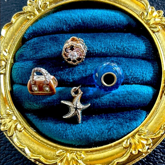 Charming Pandora and Silpada Sterling Silver, Silver and Blue Charms. Plus two. - Picture 3 of 3